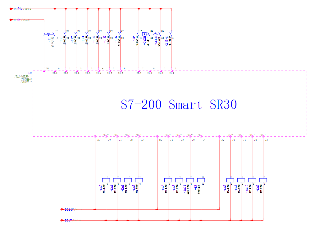 西门子smart200恒压供水plc程序模版+全套图纸+触摸屏程序