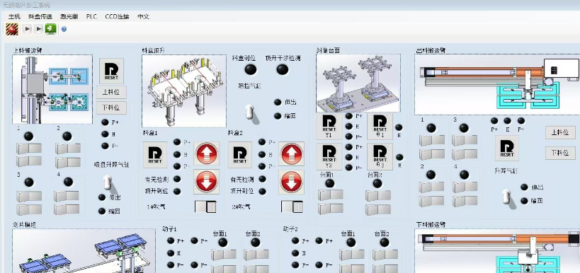 光伏行业-划片机-倍福PLC程序+C#上位机源码